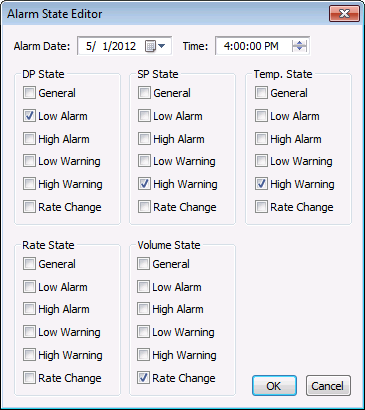Alarm State Editor